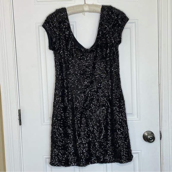Alyce Paris Black Sequin Cocktail Dress 👗 - Picture 3 of 7